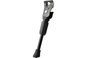 Lotnery Kids Bike Kickstand Heavy-Duty Single Side Bicycle Stand for 16" Wheels Anti-Slip Rubber Boot, Tool-Free Installation Child Folding