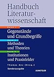 Handbuch Literaturwissenschaft, 3 Bde. by Thomas Anz