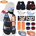 Produktbild Magicfun 2er Taktische Weste für Kinder, 92 pcs Nerf Taktische Weste Kit kommt mit 2 Schädel-Gesichtsmaske + 2 Schutzbrille + 80 Darts Nachfüllpack + 4 Handgelenk Bandolier + 2 Clip für 8 Darts