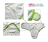 Baby Pucksack, 3er Set, 100% Premium Baumwolle, Extra Feste Klettverschluss-Nähte, Ideal für Säuglinge und Schreibabys (0-3 Monate, 3-6 kg), für Sommer, Herbst Winter und Frühling - 5
