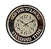 Produktbild Deko Uhr Wanduhr Vintage Retro Industrie-Design Old Eisen Motiv: Town Clocks 40 cm