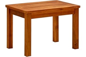 vidaXL Solid Acacia Wood Garden Coffee Table Wooden Porch End Side Tea