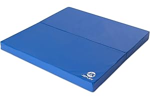 ‎JEFLEX Jeflex - klappbare Weichbodenmatte & Turnmatte 100 x 100 x 8 cm MADE IN GERMANY/Gymnastikmatte tragbar/platzsparende Fitnessmatte & Yogamatte/Spielmatte für Kinderzimmer