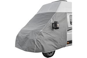 Frontvindruteskydd för husbil eller camping – vindruteskydd isolerat och UV-skydd, vindruteskydd (kompatibel Ducato X290 från 2014)