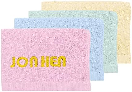 Christmas Gift Small Hand Towel,Baby Kid Bathroom Hand Face Towels 30cm×30cm Square Cloth Blue/Yellow/Pink/Light green,Cotton Soft Touch (Pink)