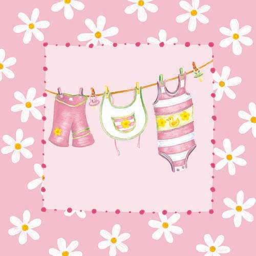 Ambiente Servietten Lunch 33x33cm Baby Pink 2er Pack