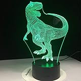 Bunte Lampe: Rot, Grün, Blau, Gelb, Cyan, Pink, Weiß. 7 Farben ändern. Ändern Sie die Farbe mit einem Fingerwisch.