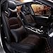 Produktbild Car Seat Cushion Autositzbezüge, PU Classic Ledersitzbezüge 5 Sitze Full Set Vorne Hinten Auto Kissen,Brown