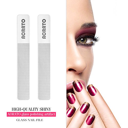 ACRATO Polierfeile Nagelfeile Glasnagelfeile mit Nanotechnologie für die perfekte Nagelpflege Beuty aus Hartglas Importiert aus Südkorea - 5