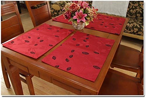 ALUK-European modern minimalist fashion cation leaves placemat 33 * 48cm (set of 4)