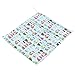 niceEshop(TM) Baby Infant Waterproof Zipper Wet and Dry Diaper Bag for Baby Carriage (Owl Print)
