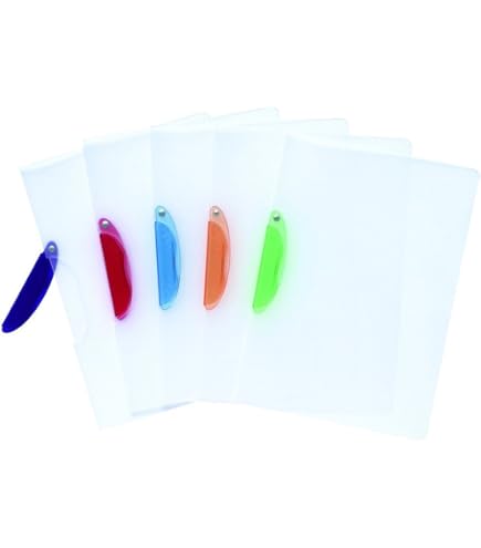 Q-Connect KF02138 Swivelclip File A4 (Pack Of 25) - Clear Frosted