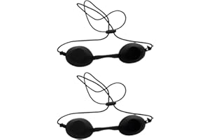 JTKREW 2pcs Lunettes de Bronzage, Lunettes de Solarium en Silicone Souple Durable et Confortable - Convient à la Clinique de Beauté ou à la Maison - Protection UV, Infrarouge, Luminothérapie