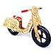 Produktbild Dynamic Woods  Kids Balance bike Laufrad holz Vespa Premium Geschenk für Kinder 2 3 4 5 Jahre Rot