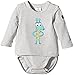 Polarn O. Pyret Unisex Baby Bromton Animal Print Bodysuit, Grey Melange, 2-4 Months