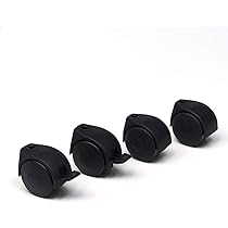 Ruote Di Ricambio Per Stendibiancheria Foppapedretti - 4 Pezzi In Nylon Con Freni - Foto 5