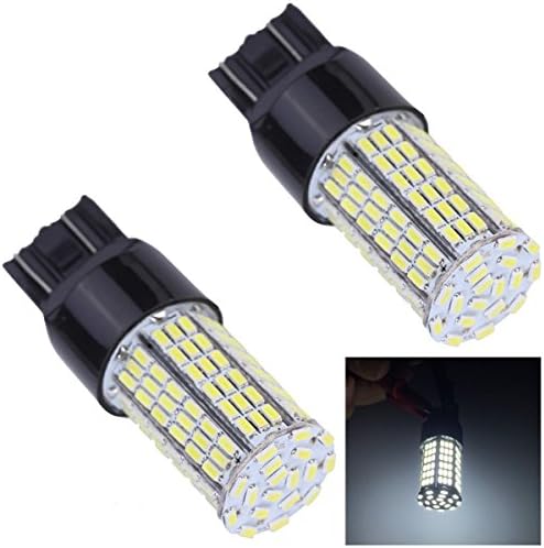 Ruecious 2 x 1440 Lums 3014 144-EX Chipsets 7440 7441 7443 7444 992 Led Bulb Used For Back Up Reverse Lights,Turn Signal Lights,Brake Lights,Tail lights,Xenon White