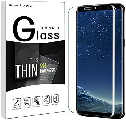 Parsion Galaxy S8 Screen Protector,Tempered Glass Screen Protector, Anti-Bubble Protection Film for Samsung Galaxy S8 (Clear)