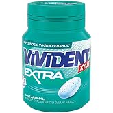 Vivident Extra Mentol-Nane Aromalı Şekersiz-Tatlandırıcılı Draje Sakız Kutu 66g