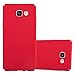 Produktbild Cadorabo Hülle für Samsung Galaxy A3 2016 (6) - Hülle in Frosty ROT – Hardcase Handyhülle im matten Frosty Design - Schutzhülle Bumper Back Case Cover