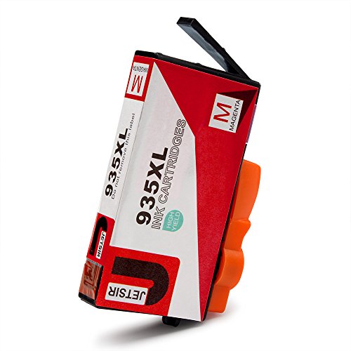 JETSIR Kompatibel Druckerpatronen Ersatz für HP 934XL 935XL, Hohe Ergiebigkeit Kompatibel Mit HP Officejet Pro 6830 6230 6820 6835 6812 6815 Drucker (1 Schwarz,1 Cyan,1 Magenta,1 Gelb) - 4