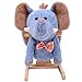Homcom Children Kids Rocking Horse Toys Elephant Seat Toddlers Baby Toy Handle Grips Gift Brand New
