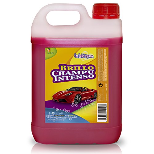 Sisbrill Champú Brillo Intenso | Ultraconcentrado 1:1000 | Limpiador de coches pH Neutro | 5 Litros