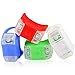 Produktbild Lonzoth 5pcs LED Silikon Clip-On FahrradBeleuchtung Bicycle Bike Leuchten| Wasserdichte leistungsstarke High Intensity Fahrrad Scheinwerfer und Rücklicht| Mehrzweck-haltbare Frosch LED-Fahrrad-Taschenlampe für das Radfahren Safty, einfach zu installieren