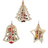 Perfekt, um am Weihnachtsbaum, an der Decke, am Fenster, an der Wand zu hängen.