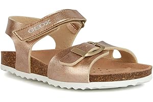 Geox Dziewczęce sandały Adriel Girls, różowe złoto, 33 EU