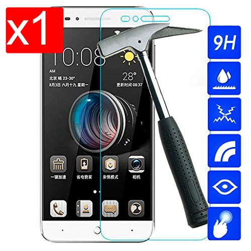 OVIphone Protector Pantalla PREMIUM Cristal Templado Para ZTE BLADE A610  Antiroturas y Ara  azos con bordes redondeados  Anti huellas  Ultra Fino 0 3mm 