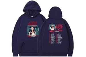 Riujater Women's Men's Hoodie Y2k Unisex Long Sleeve Hooded Sweatshirts Lana Del Rey Merch Pullover Hoodie 90s Reto Singer Music Support Clothes Streetwear Outwear Casual Top