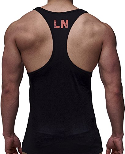 LEIF NELSON GYM Herren Fitness Stringer LN07233-Body- - 3