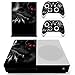 Produktbild Morbuy Xbox ONE S Design Folie Skin Vinyl Aufkleber Sticker für Microsoft Xbox ONE S Konsole + 2 Controller Skins Set (Schädel Rotes Auge)