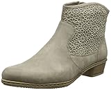 Elegante Sohle Rieker Damen Y0735 Kalt gefüttert Classics Kurzschaft Stiefel und Stiefeletten, Grau (elefant/Bisonte/42), 40 EU