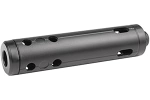 ASG Silencieux Métal ventilé pour CZ / M9a1 / M1911. Adulte Unisexe, Noir, Taille unique