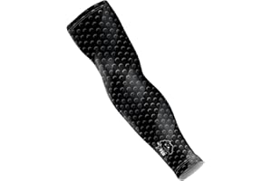 SkyPAD Black Battle Gaming Arm Sleeve | Gaming Setup Accessories Protective Sleeves for Arms | Compression Gamer Sleeve to Cover Arm | Polyester Elastane Pro Gaming Arm sleeve for Men | Small - Medium