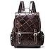 Produktbild HUBAOTAI Lady Leder Nähen Spalier Rucksack/Dame doppelte Schultertasche/Baughe Student Tasche, Schule/Reisen