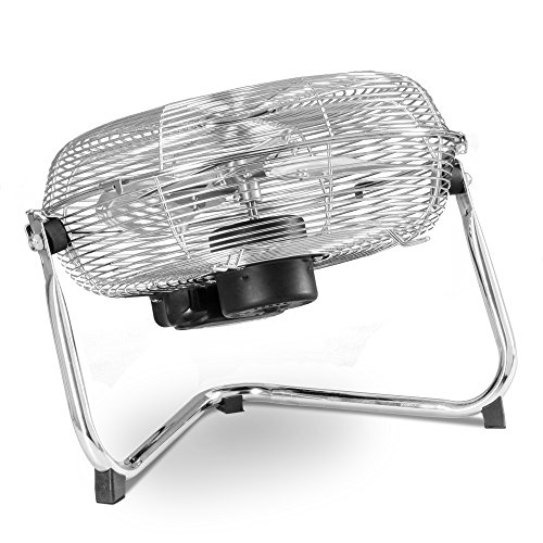 TROTEC Bodenventilator / Windmaschine TVM 12 | 55 Watt Leistung | Durchmesser 30 cm | 3 Geschwindigkeitsstufen | Chrom-Design | inkl. Tragegriff - 6