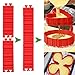 Produktbild Magic Bake Snake Silikon Kuchen Formen Küche Backen Werkzeuge Nonstick 4 Stück rot Farbe