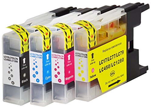 Bubprint® 4 Druckerpatronen kompatibel für Brother LC-1280 LC1280 XL MFC-J5910DW, MFC-J6510DW, MFC-J6710DW, MFC-J6910DW - 2