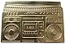 Produktbild Rebel Gürtelschnalle BOOMBOX GOLD Ghettoblaster Buckle
