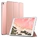 Produktbild MoKo Hülle für iPad Pro 10.5 Zoll 2017 - PU Leder Tasche Schutzhülle Schale Smart Case mit Translucent Rücken Deckel, mit Auto Schlaf / Wach Funktion und Stanfunktion für Apple iPad Pro 10.5 Tablet, Rose Gold