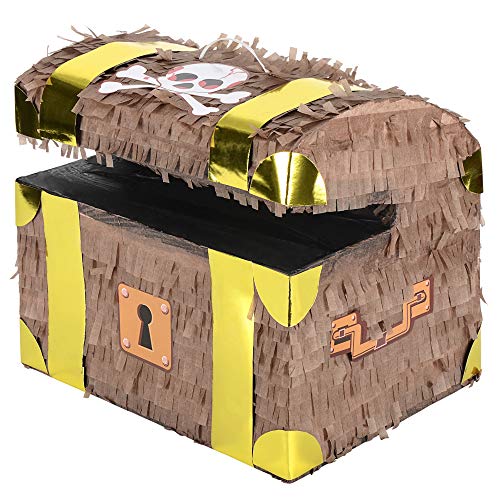 Preisvergleich Produktbild MGM Pinata Truhe aus Tresor, 131413, Braun