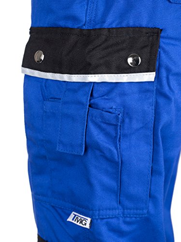 TMG® – Herren Bundhose/Cargohose für Mechaniker/Klempner – strapazierfähig – Royalblau - 2