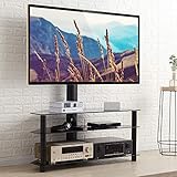 ▶【EL MEJOR PUNTO DE VISTA】Este soporte tv pie puede girar hacia la izquierda y la derecha 45 grados y hay tres niveles de ajuste de altura de 1192 a 1312 mm, lo que le ofrece el mejor punto de vista.