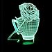 Produktbild 3D LED Optische Täuschung Die Lampen Nachtlicht, 7 Farben Touch Kunst Skulptur Lichter Mit USB Kabel Schlafzimmer Schreibtisch Tischdekoration Die Lampe Für Kinder Erwachsene,Tasse Stieg