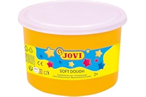 Jovi Blandiver Knete, extra weiche Knetmasse für Kinder ab 2 Jahren, weiß, 1 Dose, 460 g