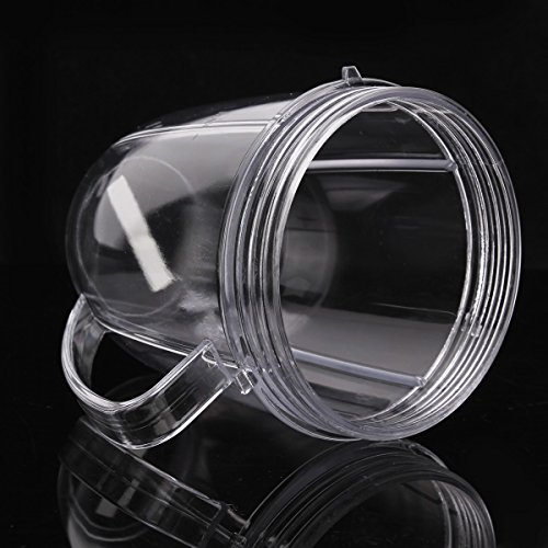 UNIQUEBELLA Ersatzteile fuer Nutribullet, 18 OZ Kleine Tasse, Cup mit Griff Entsafter Zubehör Für NUTRIBULLET Blender Entsafter - 3