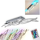 deckenlampe rund bunt VERWENDUNG: Nutzen Sie diese Deckenleuchte beispielsweise als Deckenlampe Wohnzimmer, als Esszimmer Lampe, als Schlafzimmer Lampe, als Badezimmer Beleuchtung oder als Flurlicht. Sie wertet jeden Raum optisch auf.